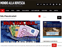 Tablet Screenshot of mondoallarovescia.com